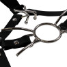 Ouch! Xtreme Bâillon avec Crochet nasal Gag Cross noir